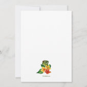 Invitation Glacière d'été (Dos)