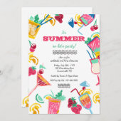 Invitation Glacière d'été (Devant / Derrière)