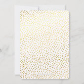 Invitation GLAM 30E FÊTE D'ANNIVERSAIRE mini confetti en or i (Dos)