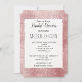 Invitation Glam Blush Pink Glitz (Devant)