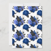 Invitation Glam Burgundy Raven Gothique Bachelorette Party (Dos)