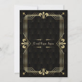 Invitation Glam Casino Royale Great Gatsby Bachelor Party (Dos)