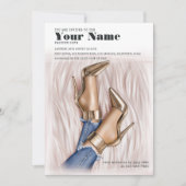 Invitation Glam Chic Fashion Show (Devant)