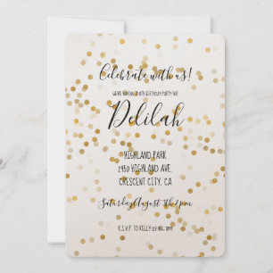 Invitation Glam Confetti