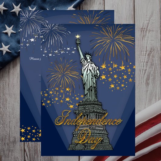 Invitation Glam Fireworks Statue de la Liberté 4 juillet
