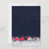 Invitation Glam Girly Chaussures de maquillage de sac à main  (Dos)