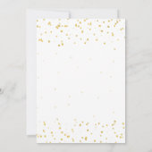 Invitation Glam Gold Faux Foil Dots Sweet 16 Party (Dos)