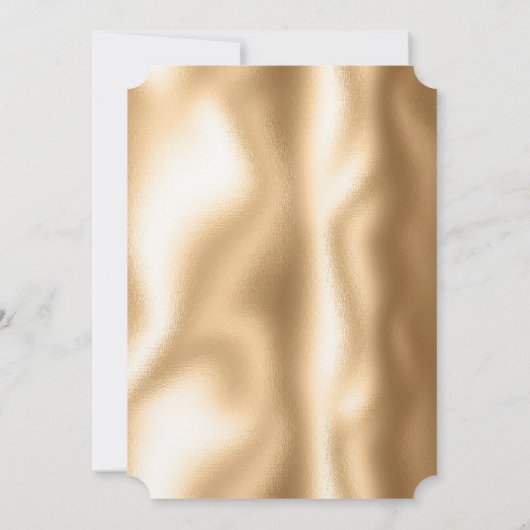 Invitation Glam Gold Glitzy Leopard (Dos)