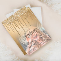 Glam Gold Parties scintillant métallique Drip Phot