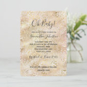 Invitation Glam Gold Rose (Debout devant)
