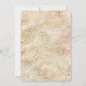 Invitation Glam Gold Rose (Dos)