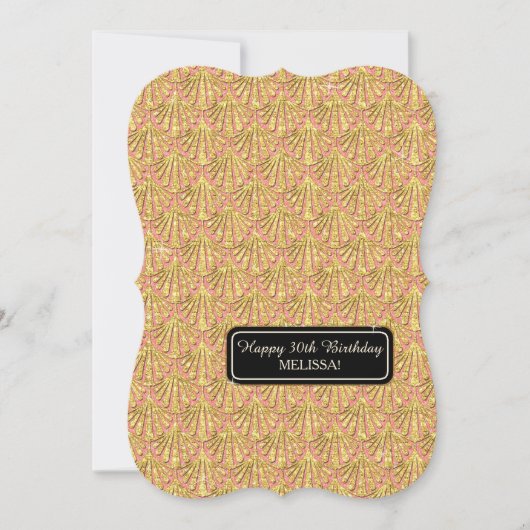 Invitation Glam Great Gatsby Style (Devant)