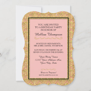 Invitation Glam Great Gatsby Style