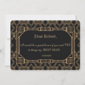 Invitation Glam Great WILL TU SERAS MON MEILLEUR HOMME (Dos)