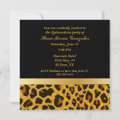 Invitation Glam Jaguar Imprimer & Crown Quinceañera Invitatio (Dos)