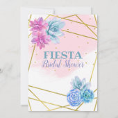 Invitation Glam moderne Southwest Fiesta Floral Succulents (Dos)