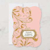 Invitation Glam Old Hollywood Regency Black Cravate Style d'é (Devant)