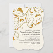 Invitation Glam Old Hollywood Regency Black Cravate Style d'é (Dos)