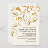 Invitation Glam Old Hollywood Regency Black Cravate Style d'é (Dos)