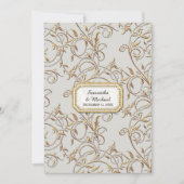 Invitation Glam Old Hollywood Regency Black Tie Lavender (Devant)