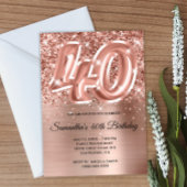 Invitation Glam or Rose brillant brillant brillant brillant 4