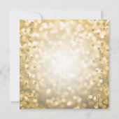 Invitation Glam Or Sweet 16 Seize feux de Parties scintillant (Dos)