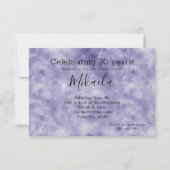 Invitation Glam Purple (Devant)