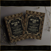 Invitation Glam Roaring 1920's Great Gatsby Nouvel An's Eve