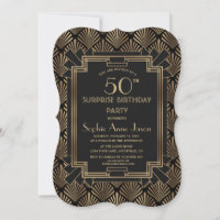 Glam Roaring 20's Great ANY AGE Anniversaire