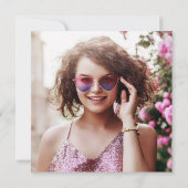 Invitation Glam rose Parties scintillant Look 2024 Grad Party (Dos)