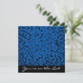 Invitation Glam Sapphire (Debout devant)