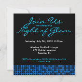 Invitation Glam Sapphire (Dos)