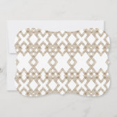 Invitation Glam White Gold Great Gatsby Bachelorette Party (Dos)