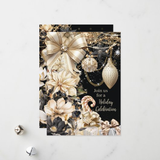 Invitation Glaminour Holiday Party (Devant/Arrière en situation)