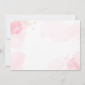 Invitation Glamor Party Glitz Glam Spa de maquillage fille An (Dos)