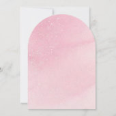 Invitation Glamorous Pink Glitter Mermaid Style Bride Dressed (Dos)