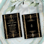 Invitation Glamour des années 1920 Great Gatsby Art Déco SWEE<br><div class="desc">Glamour, romantique et élégant Charm Roaring 20's Great Gatsby conception carte, inspirée par le glamour des années 1920, glitz, vieux Hollywood et The Great Gatsby. Il est également disponible en blanc. Utilisez l'outil Personnaliser pour ajouter vos informations. Pour plus d'informations, visitez s'il vous plaît, mon Charm Roaring 20's Great Gatsby...</div>