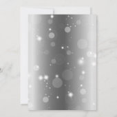 Invitation Glamour Diamond Sweet 16 Anniversaire Célébration (Dos)