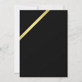 Invitation Glamour Gold Confetti & Jewel Bow 30e anniversaire (Dos)