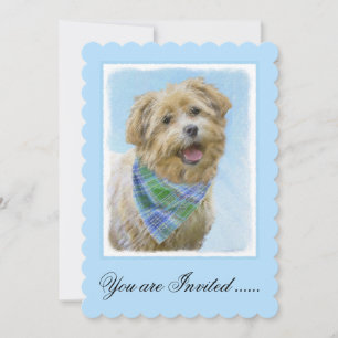Invitation Glen of Imaal Terrier Peinture - Art original Chie