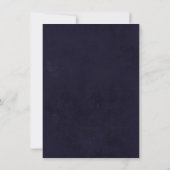 Invitation Glimmery Indigo Grunge | Midnight Purple Damask (Dos)
