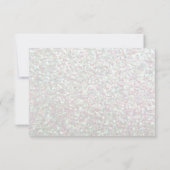 Invitation - Glit Fête des mariées future Mme Irid (Dos)