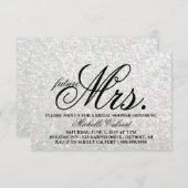 Invitation - Glit Fête des mariées future Mme Irid (Devant / Derrière)