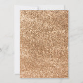 Invitation Gliter de luxe bébé islamique Aqiqa Aqeeqah (Dos)