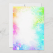 Invitation Glitter Colorful Sequin Art Party Birthday (Dos)