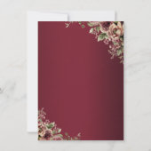 Invitation Glitter Dress,Butterfly Floral Red Quinceañera (Dos)