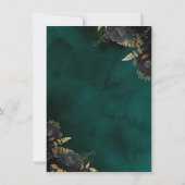 Invitation Glitter Dress,Butterfly Green Roses Quinceañera (Dos)