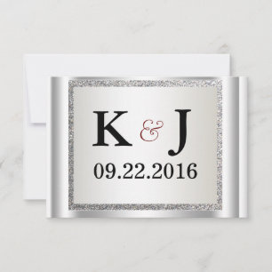 Invitation Glitter Elegant Wedding Invite