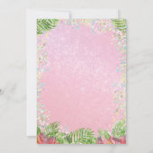 Invitation Glitter Flamingle Sequin Girl Birthday (Dos)