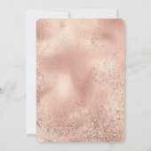 Invitation Glitter Peach Rose (Dos)